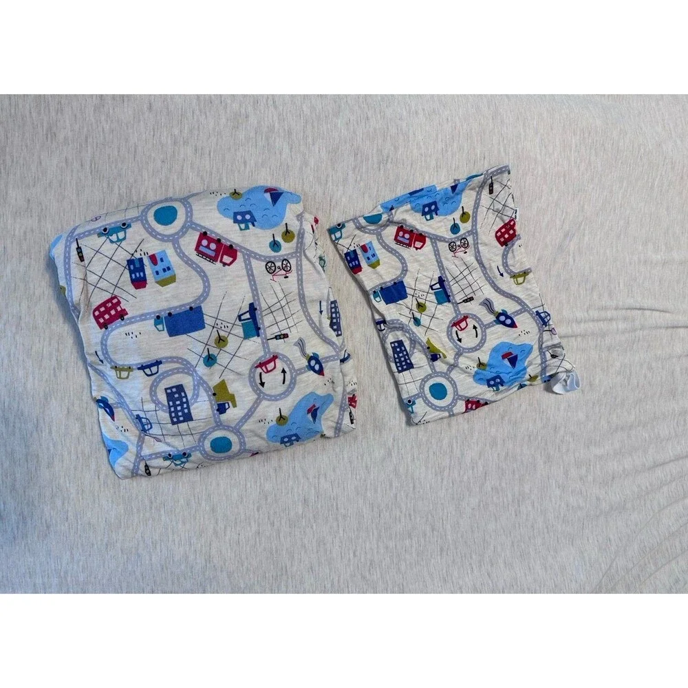 Little Sleepies crib sheet road trip